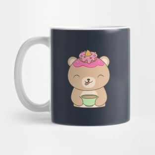 Kawaii Ice Cream Bear T-Shirt Mug